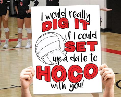 volleyball homecoming signs